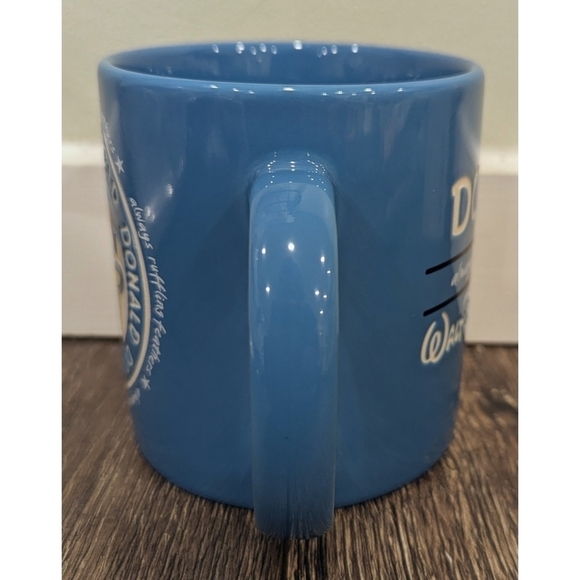 Disney Parks Donald Always Ruffles Feathers Blue Ceramic Large Mug - Picture 5 of 7